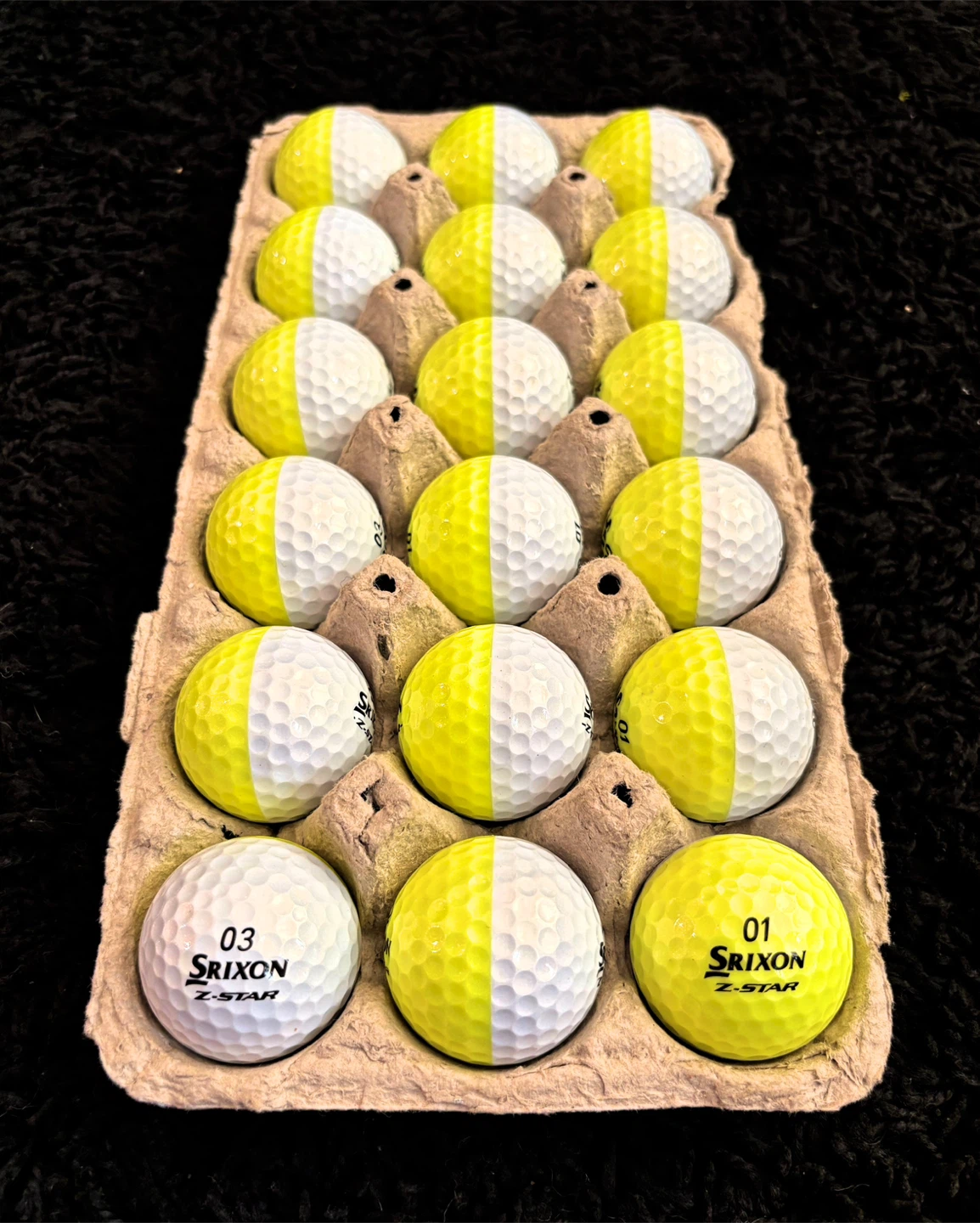 18 Srixon Z-Star Divide Golf Balls