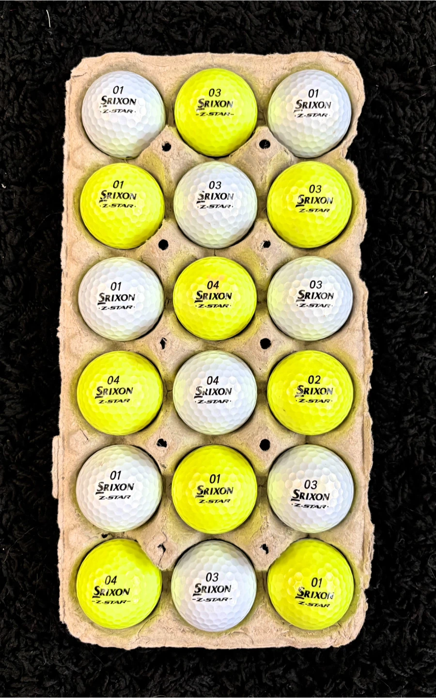 18 Srixon Z-Star Divide Golf Balls - photo 3