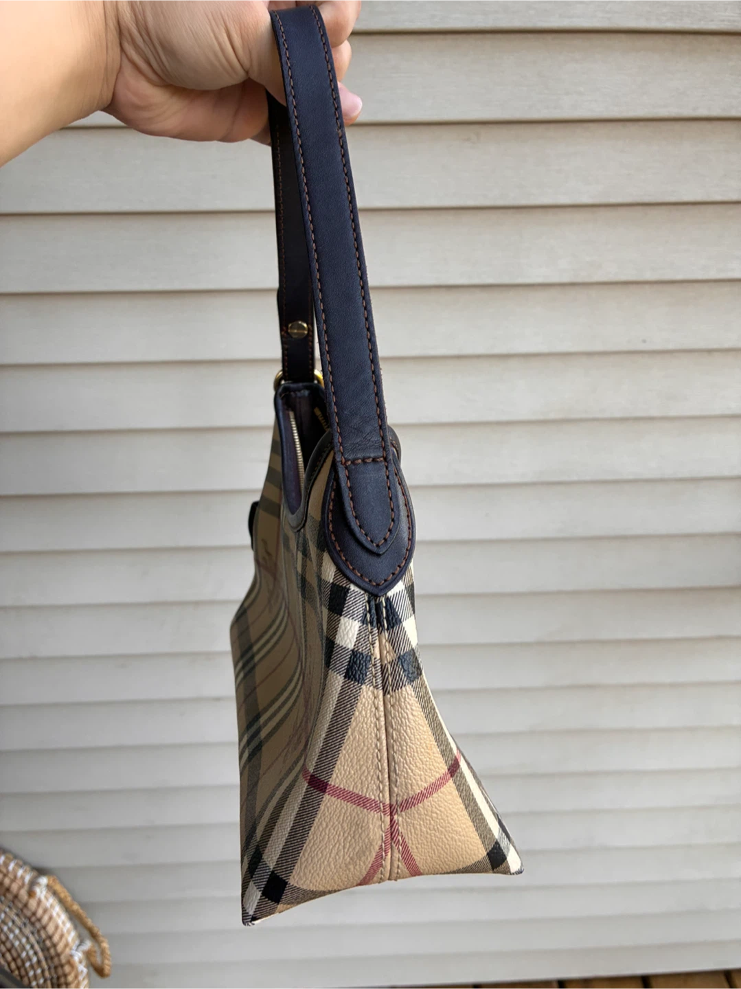 BURBERRY Haymarket Check Coated Canvas Small Shoulder Bag - photo 4