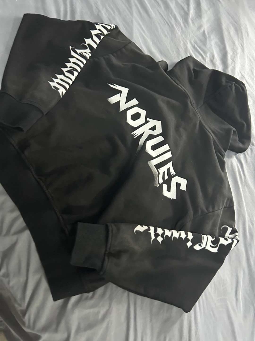 No Rules Black Hoodie - photo 2