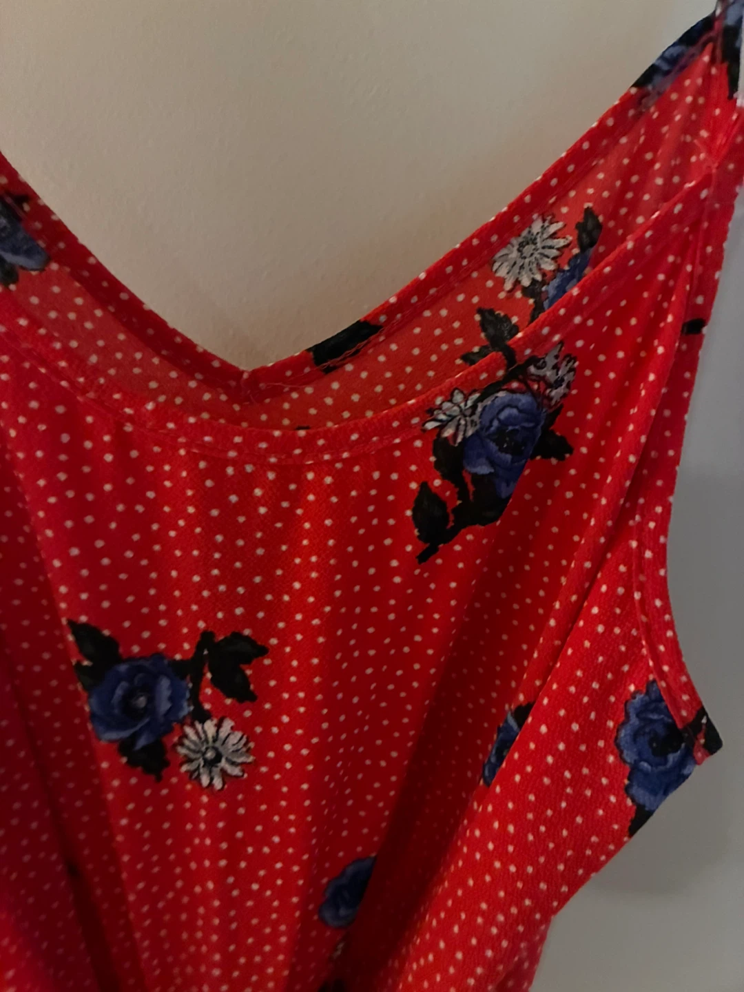 red floral wide legged jumpsuit - photo 3