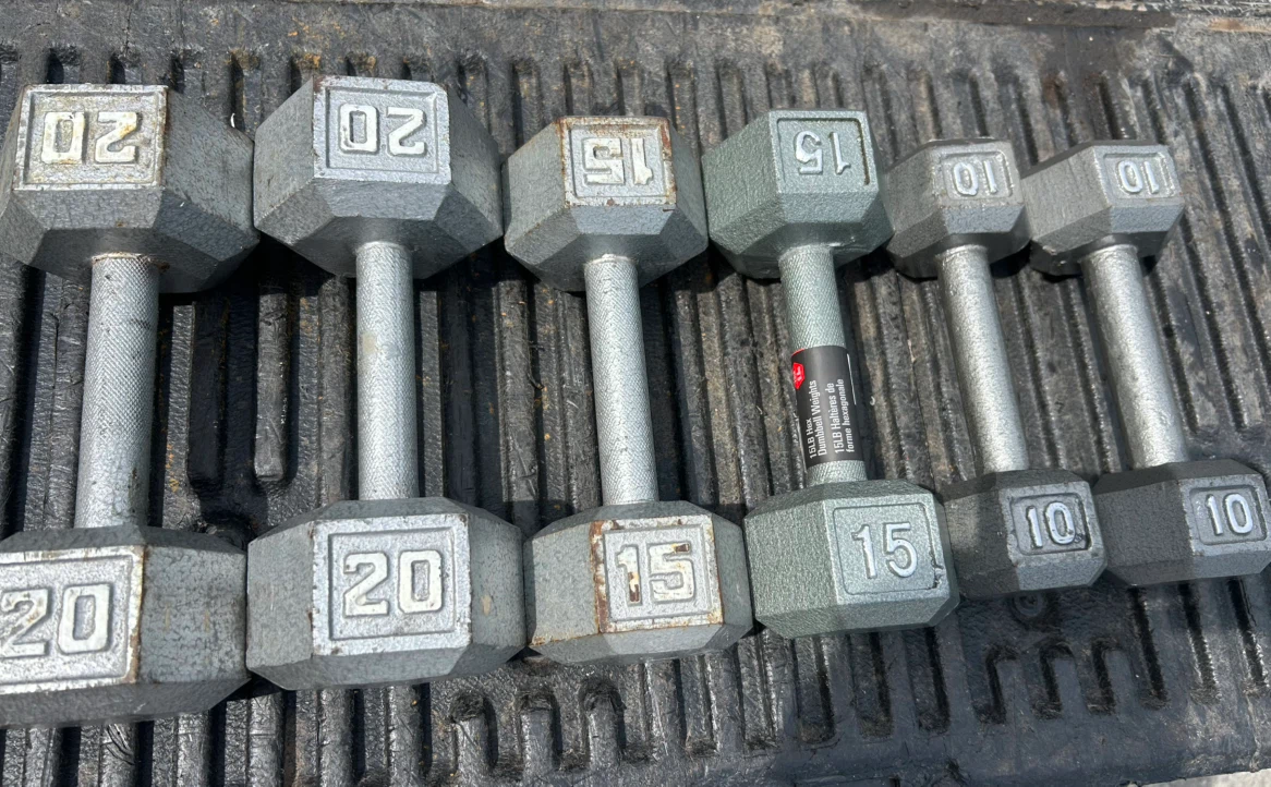 Hex Dumbbell Weights Set