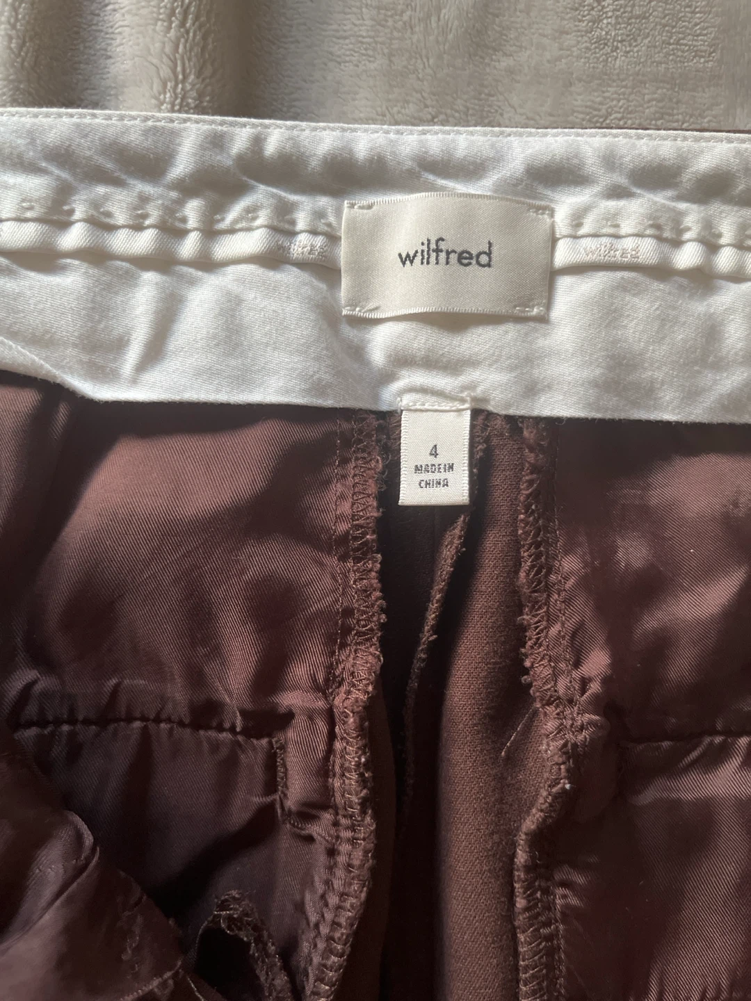 Wilfred Brown Trousers Size 4 - photo 2