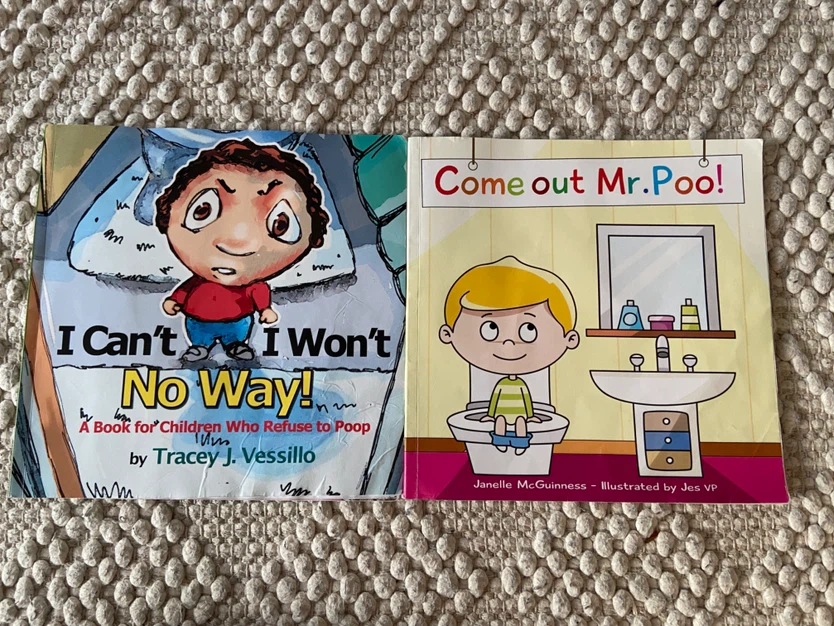 I Can't I Won't No Way! & Come Out Mr. Poo! Books