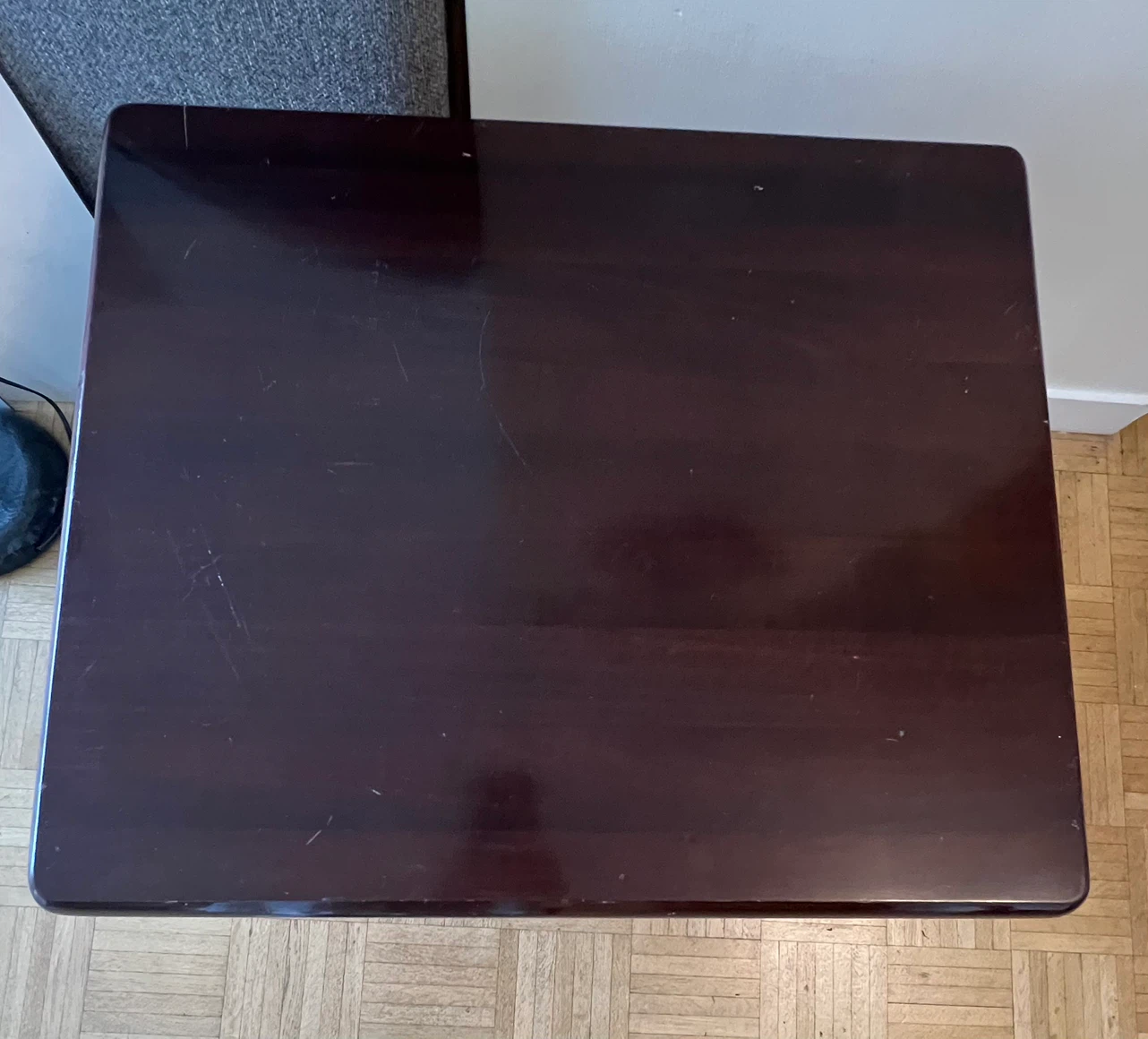 Dark Wood End Table - photo 4