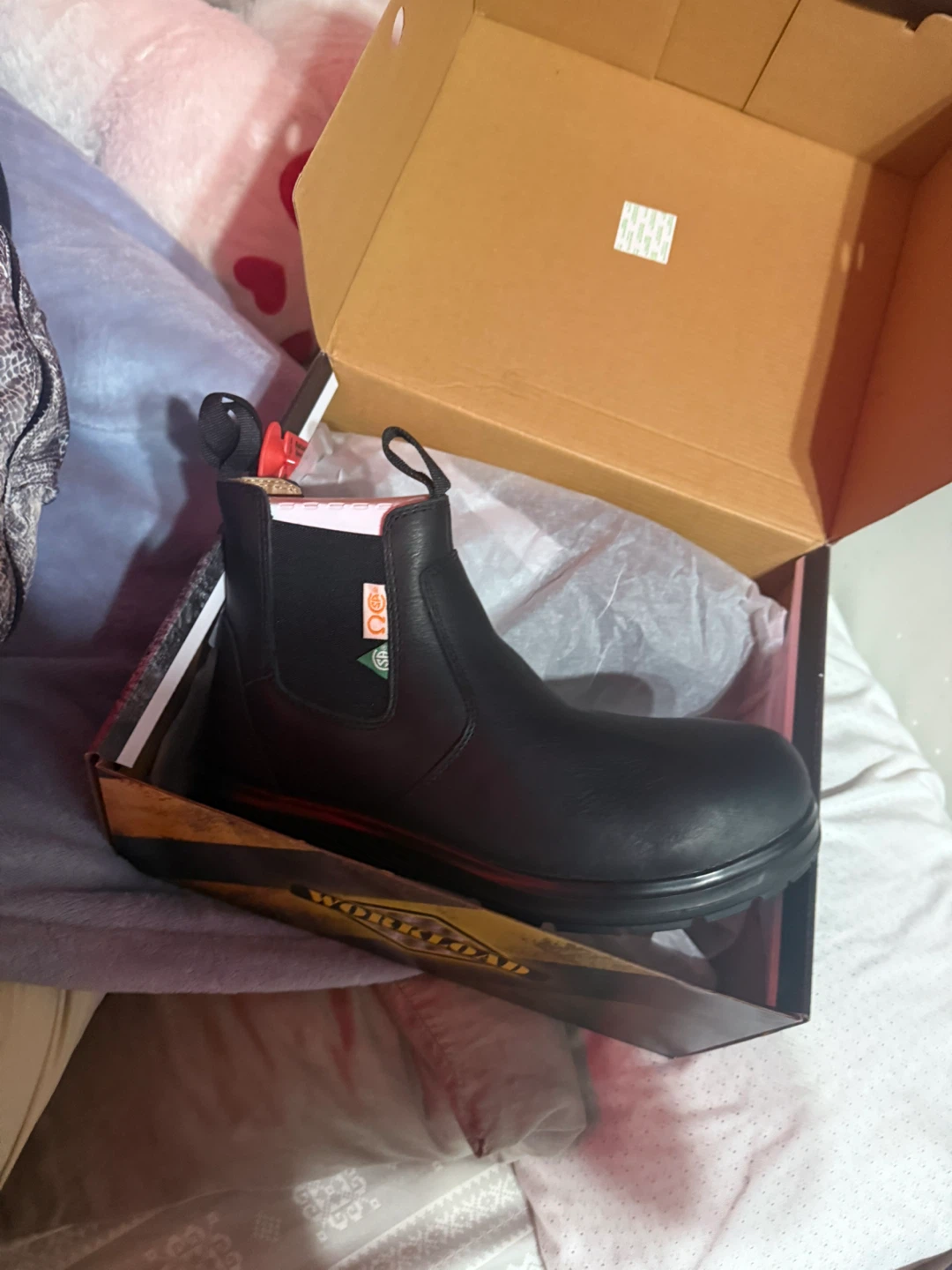 Steel toe shoe Workload Comfort X5 Black Safety Boots