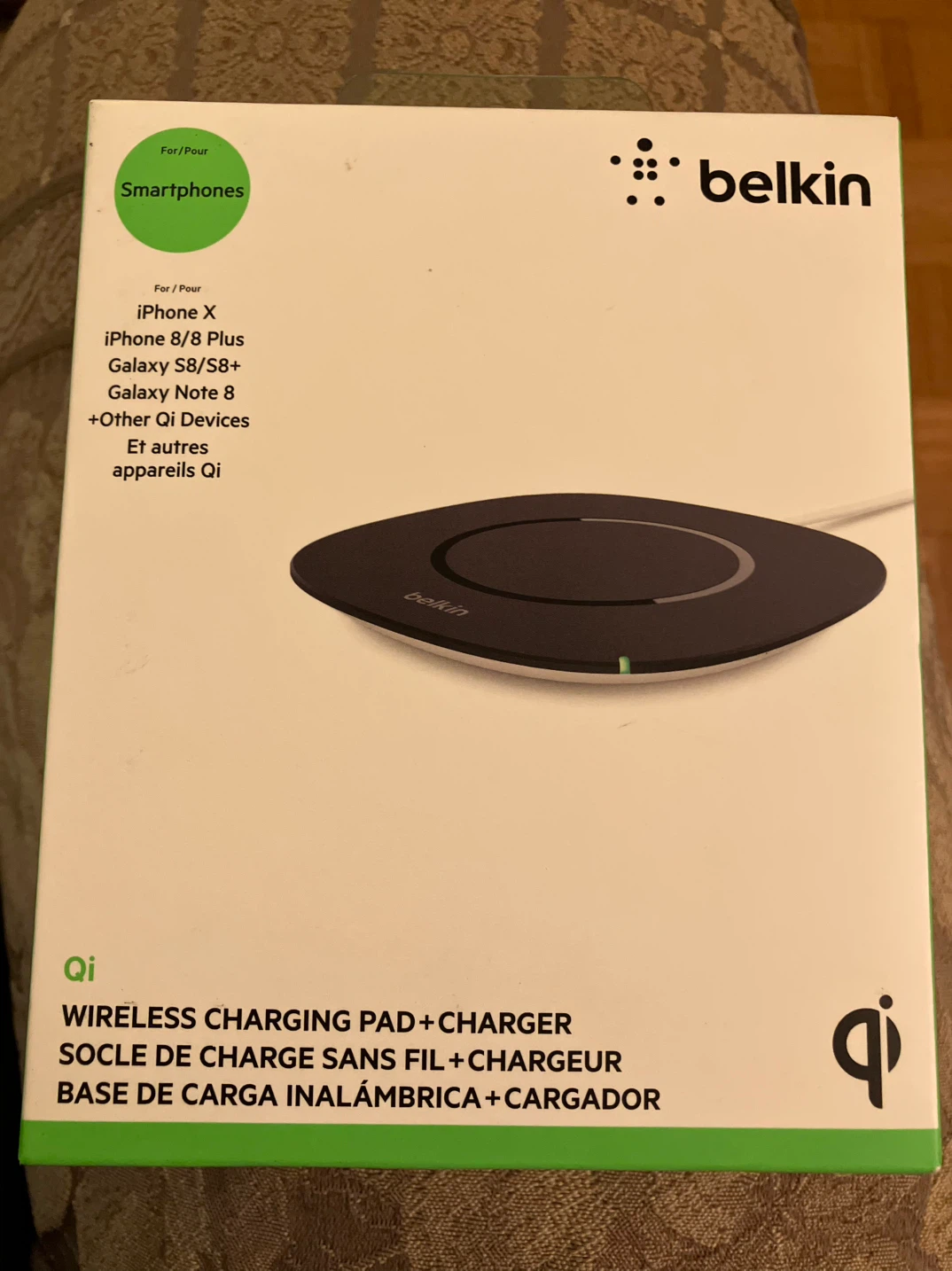 Sealed-Belkin Qi Wireless Charging Pad + Charger