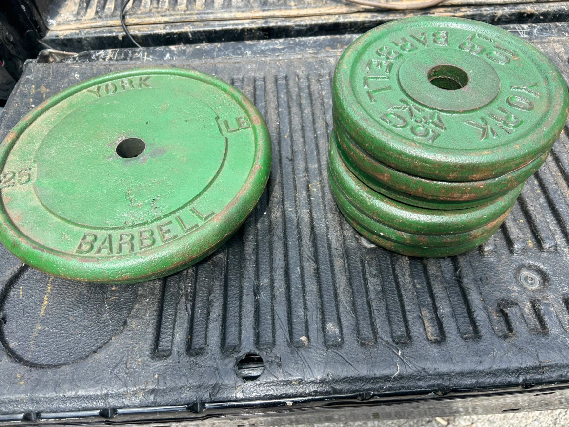 York Barbell Weight Plates 110 pounds