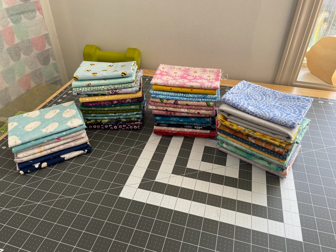 Bundle of Assorted Fabric Squares