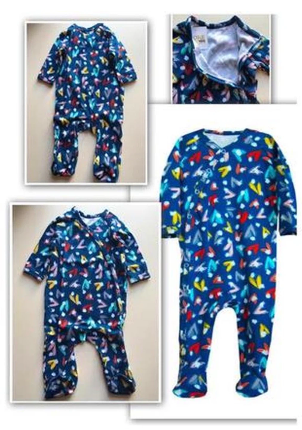 Footed baby Sleeper. 56–62cm ;  62–68cm - photo 2