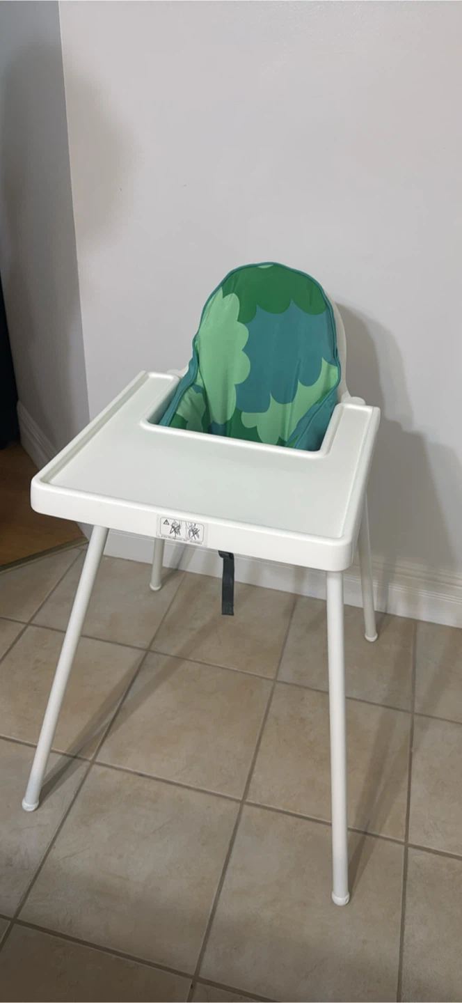 IKEA High Chair with Cushion Insert