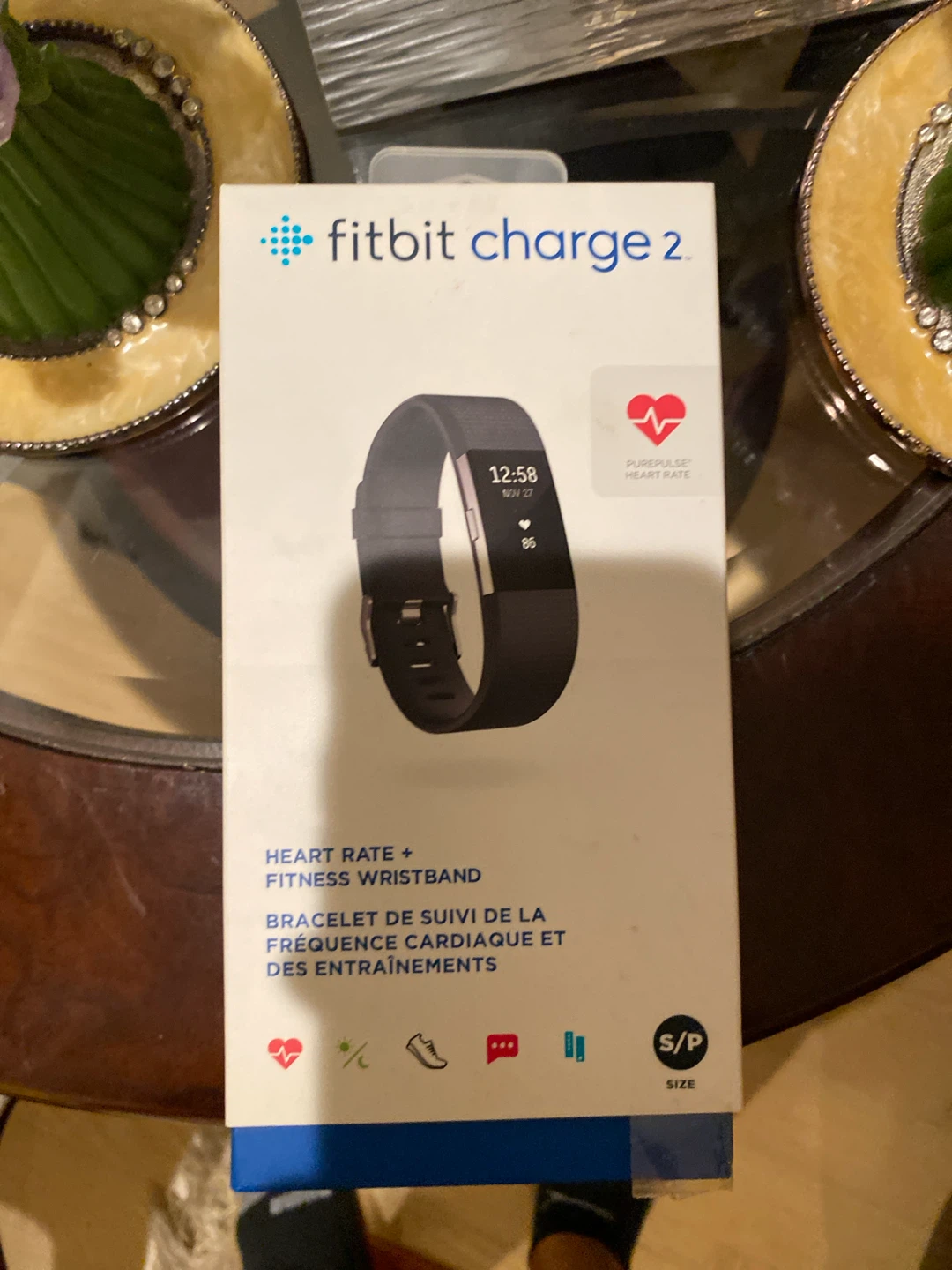 Fitbit charge two size small WITH NO CHARGER