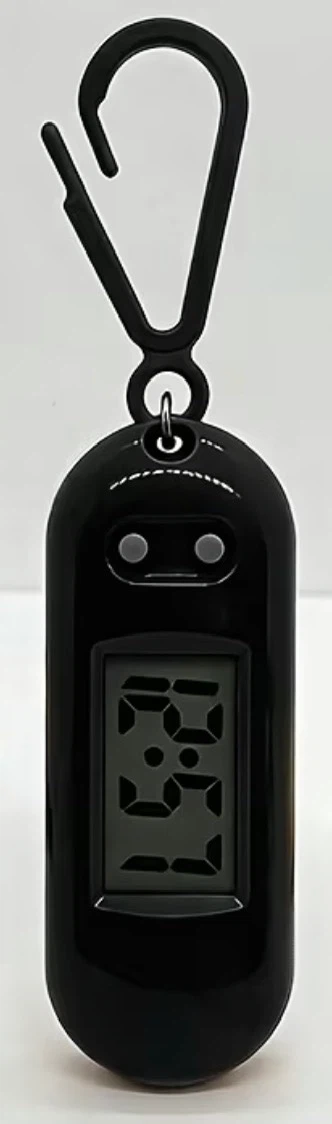 Black Digital Mini Timer with Clip