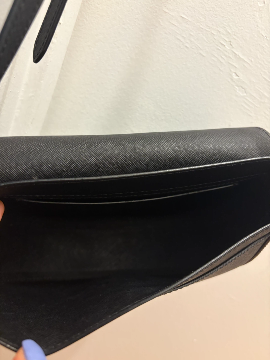 JILLSTUART Black Leather Saddle Shoulder Bag - photo 4