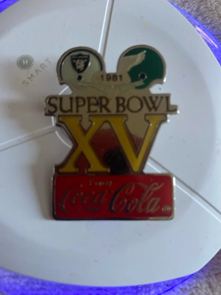 Super Bowl XV Coca-Cola Pin