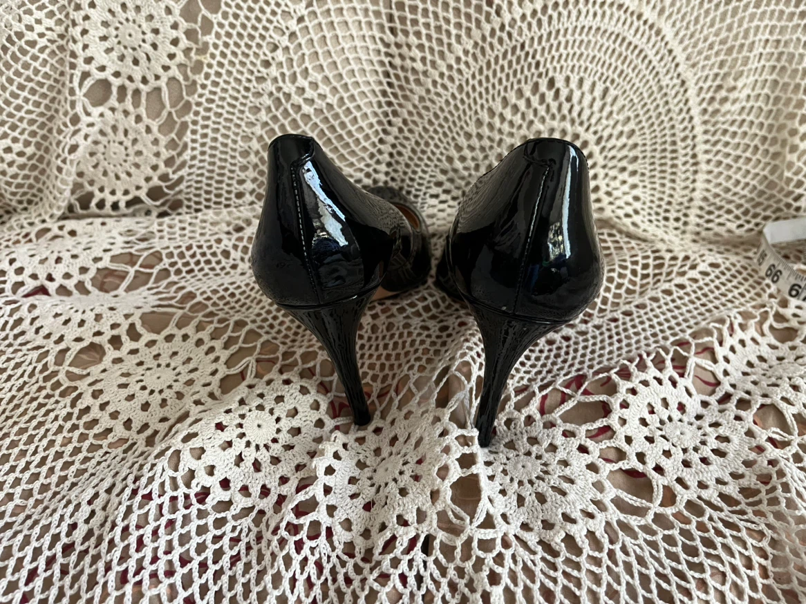 Black Patent “Expression”  Heels, size 8 - photo 2