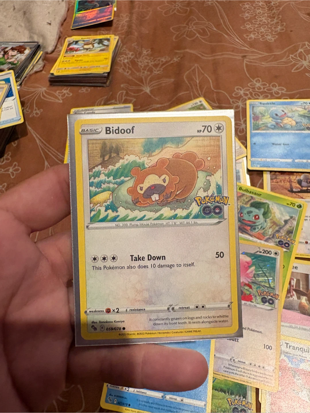POKEMON GO Lot - Zapdos, Blissey, Charmander, Aipom, Bidoof