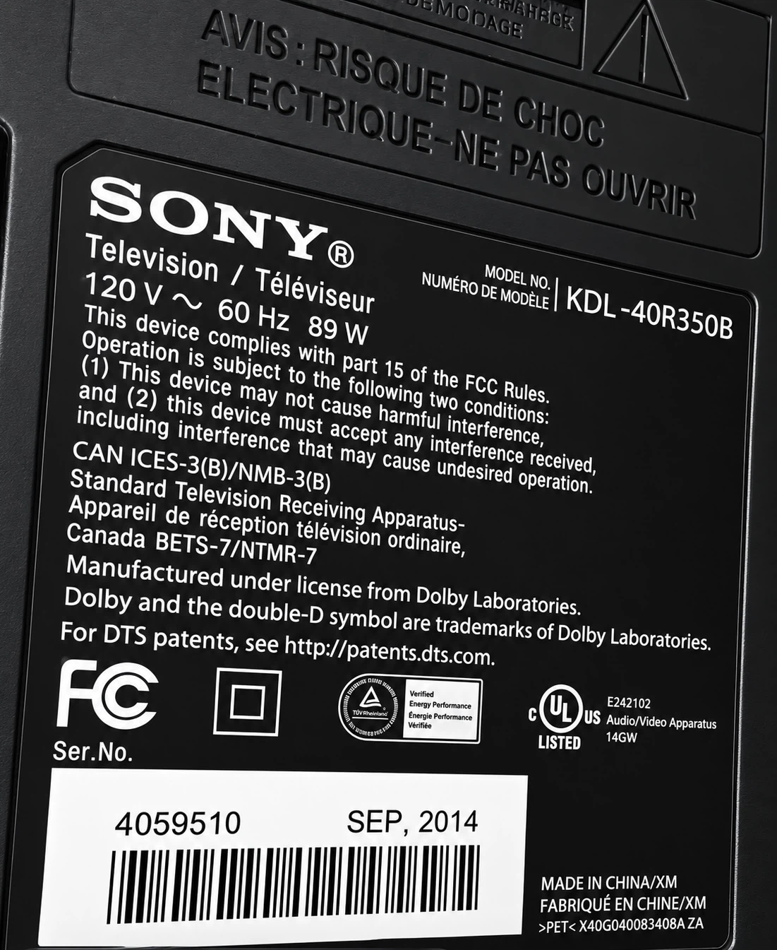 Sony Bravia 40-inch TV + Samsung Soundbar - photo 2
