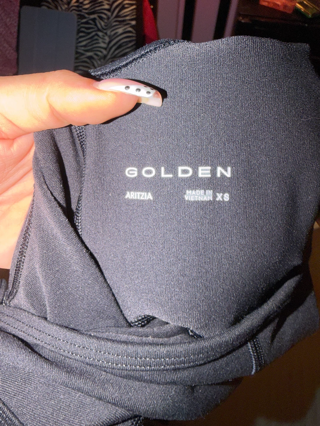 Aritzia Golden Bodysuit Black XS - photo 3