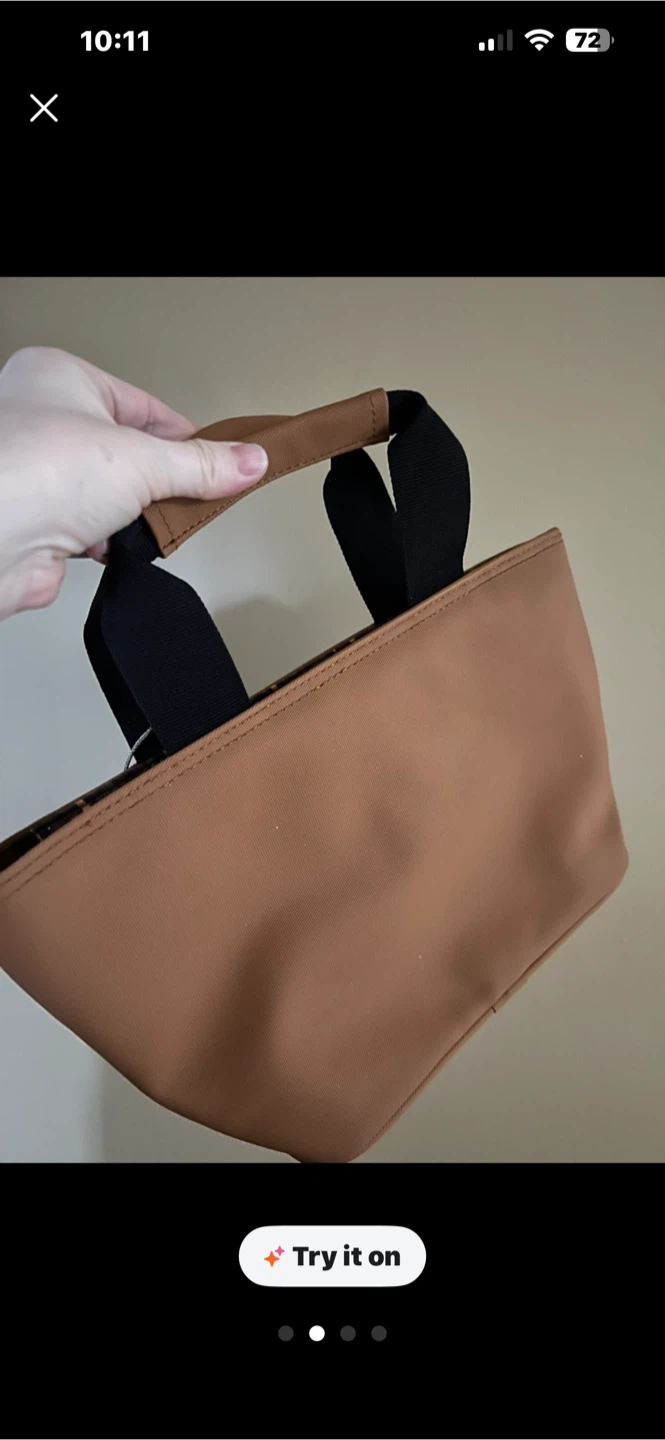 ELLE Essentials Brown Insulated Lunch Bag
