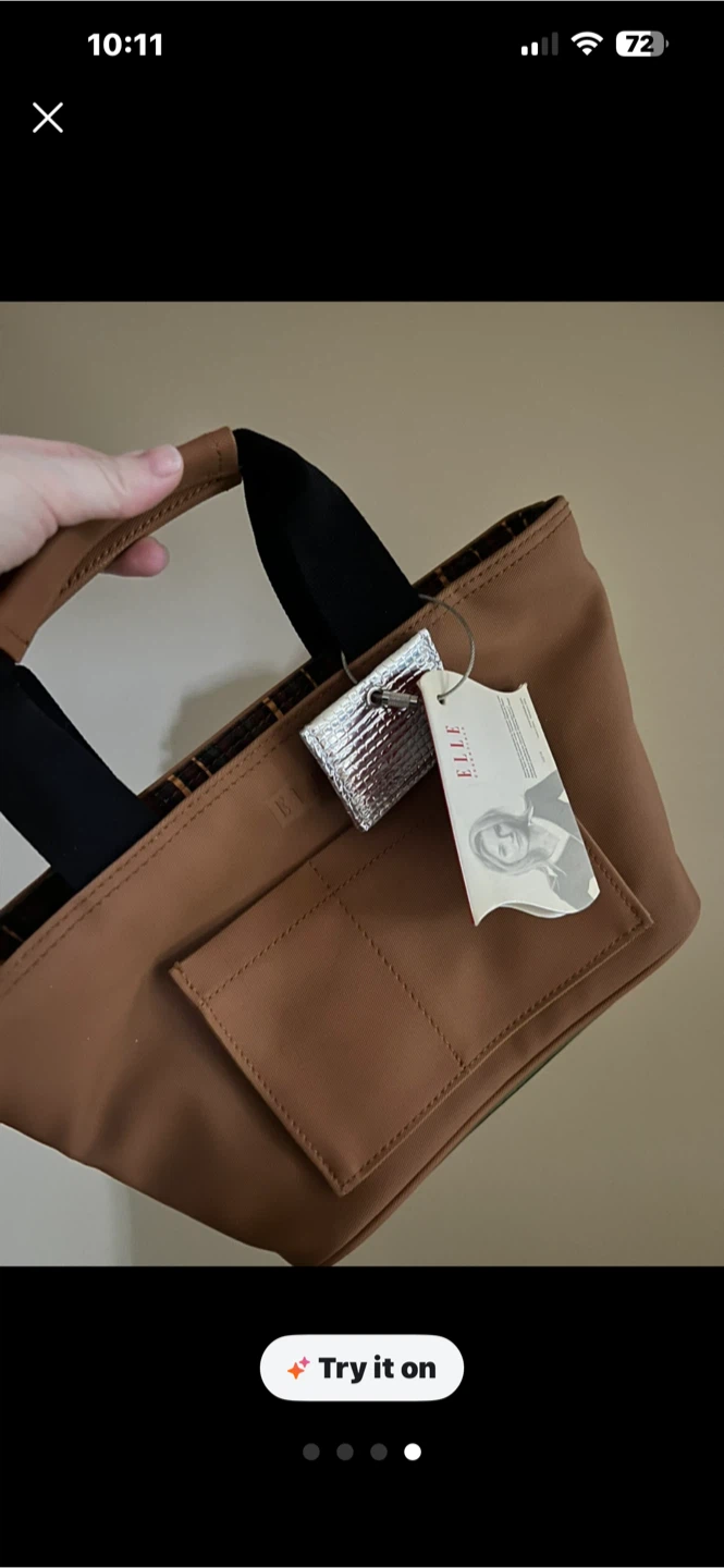 ELLE Essentials Brown Insulated Lunch Bag - photo 2