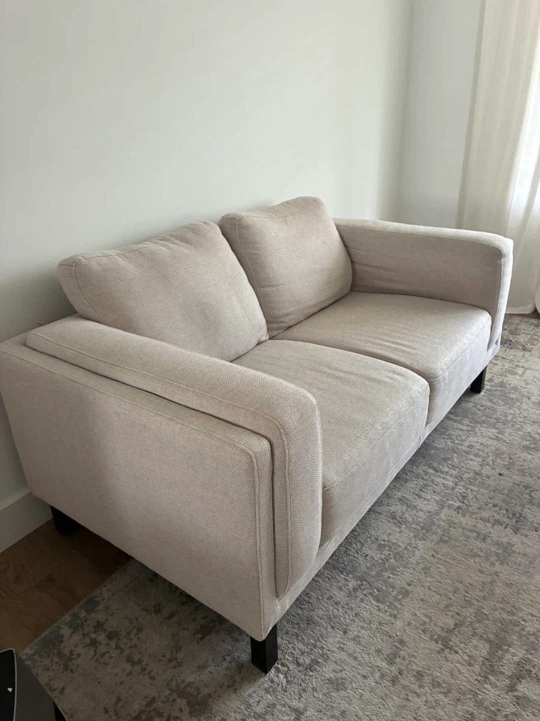 Light Beige Loveseat