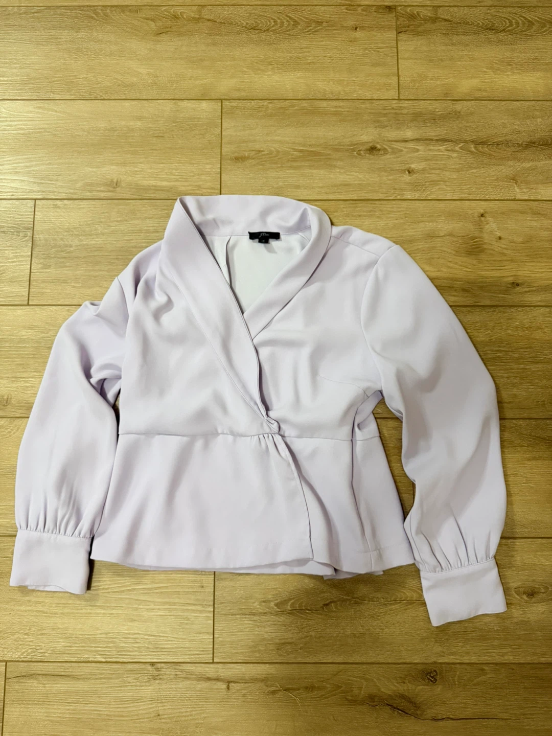 J.Crew Lavender Button-Up Blouse