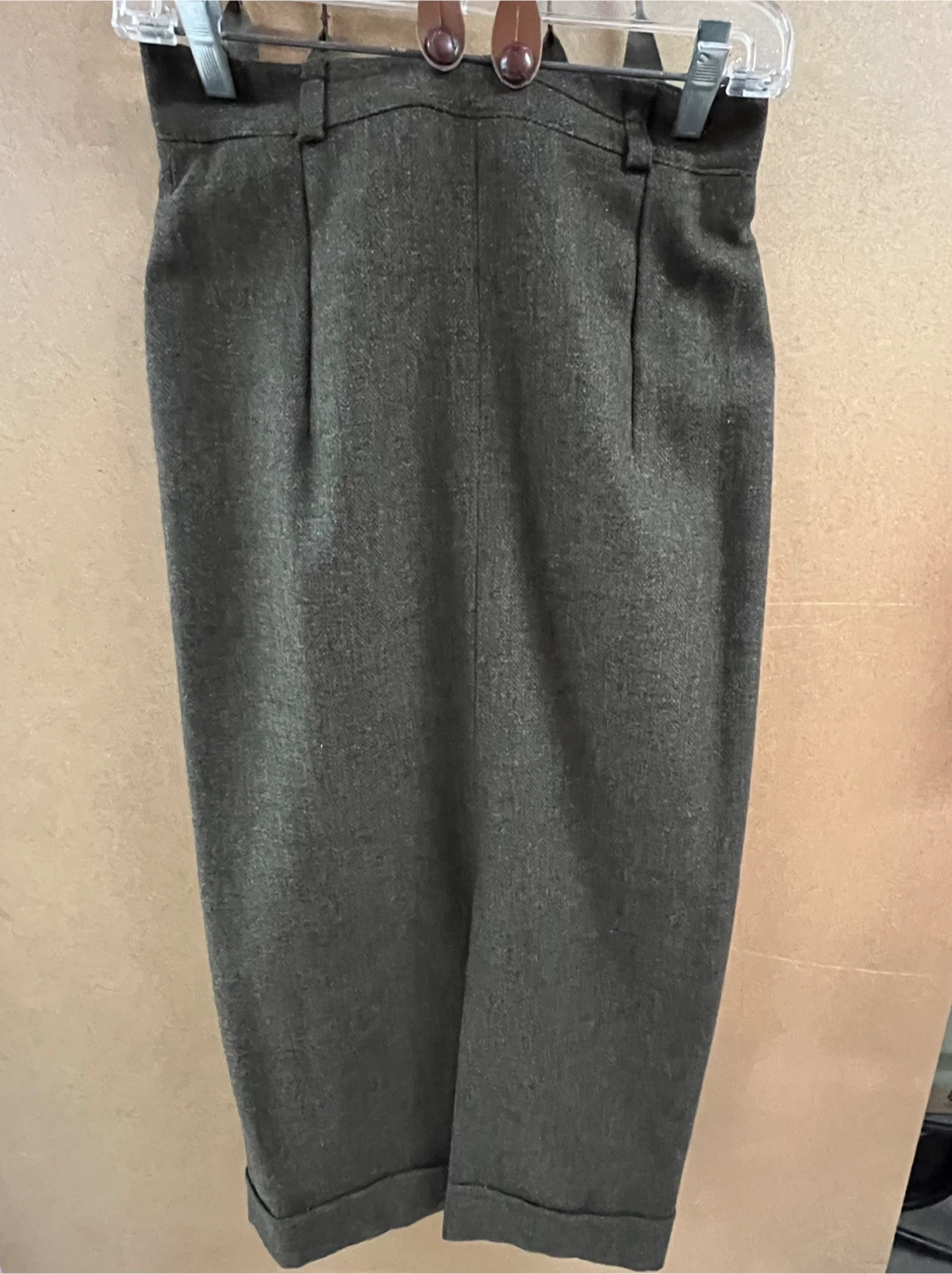 Hammer Wool Blend Skirt with Suspenders - photo 5