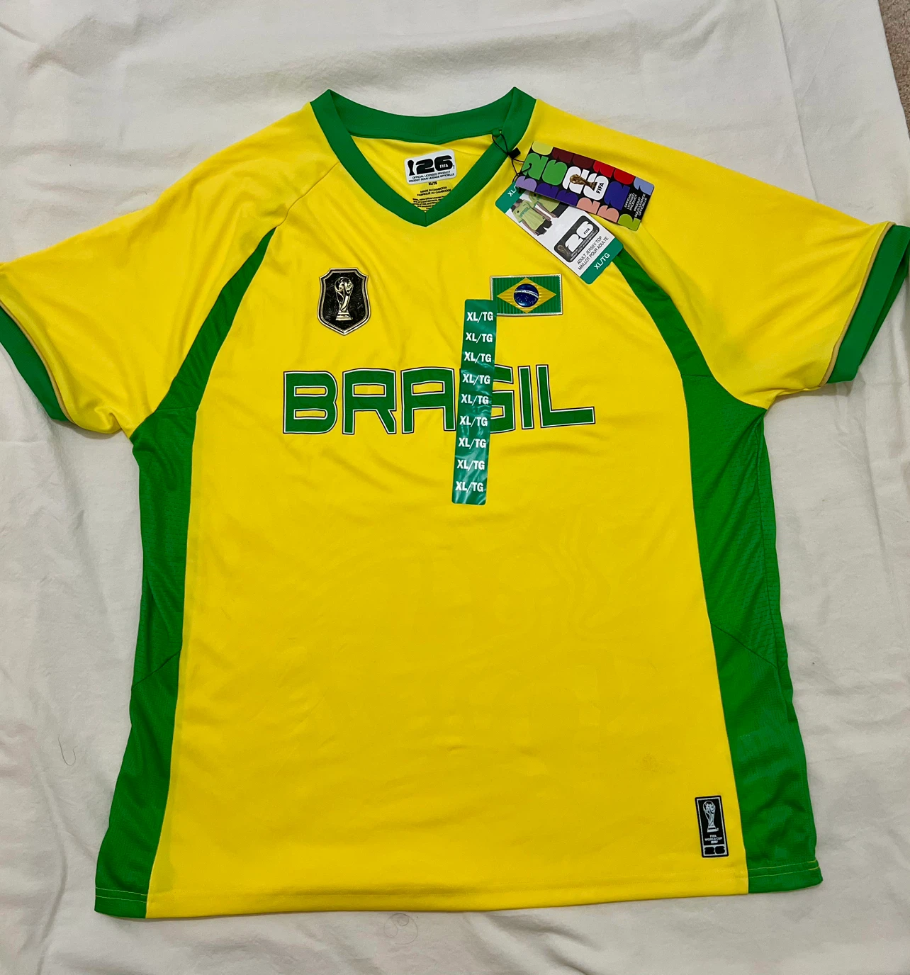 Brazil National Team Soccer Jersey XL