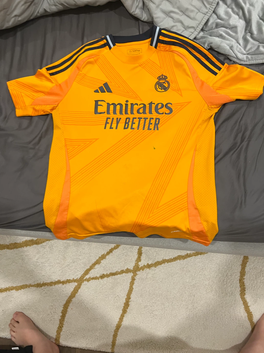 Adidas Real Madrid 2022/23 Away Jersey 13-14Y