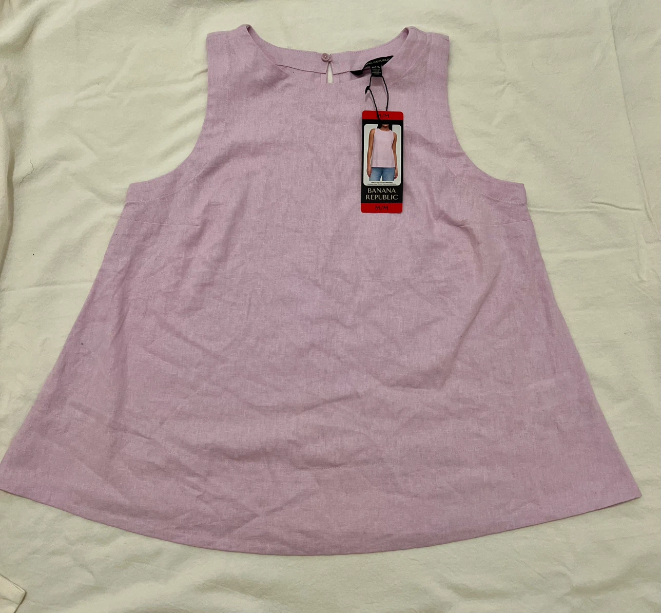 Banana Republic Sleeveless Lilac Top