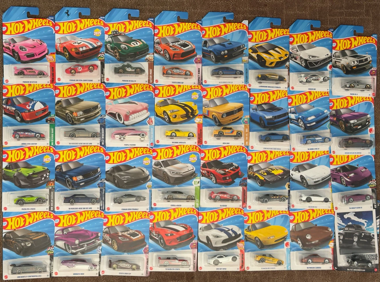 Assorted Hot Wheels Diecast Cars Collection