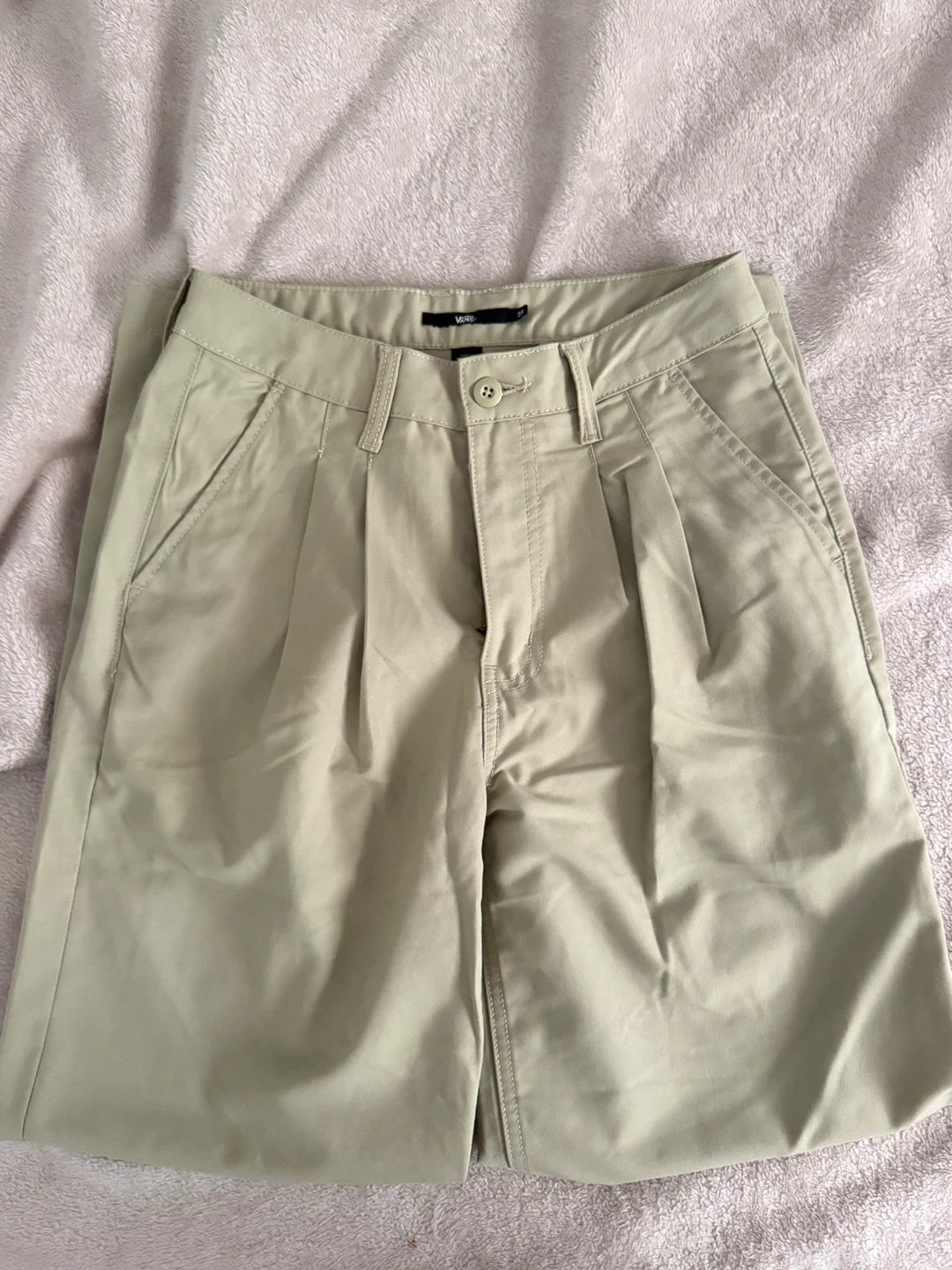 Vans Khaki Pleated Trousers
