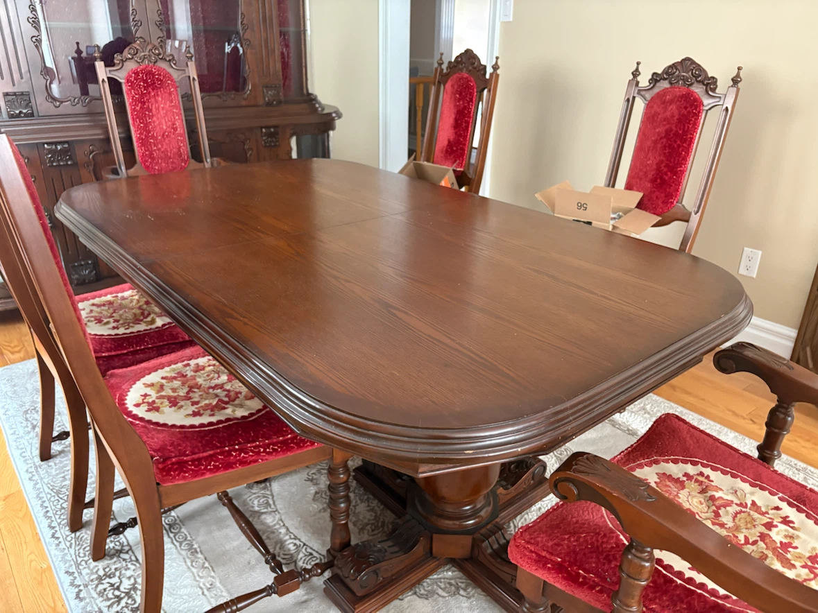Solid Wood Extendable Dining Table - photo 3