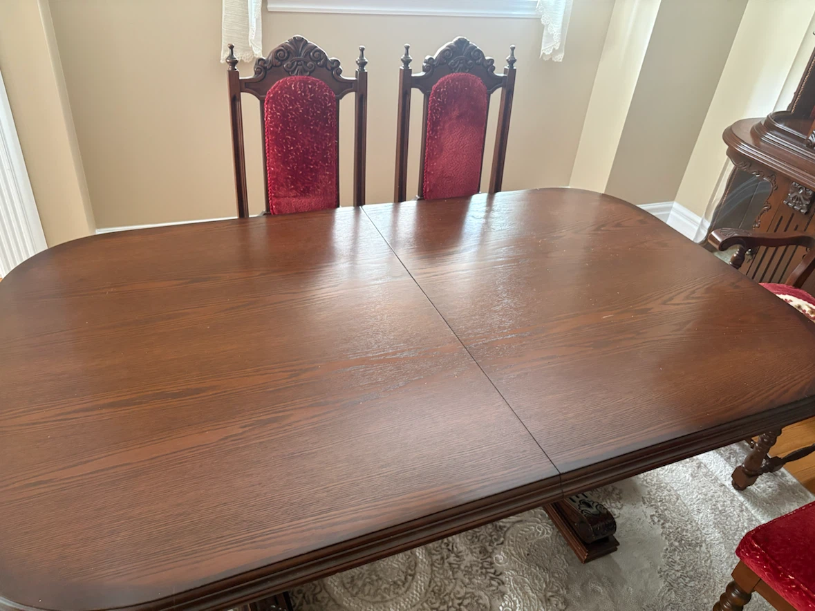 Solid Wood Extendable Dining Table - photo 4