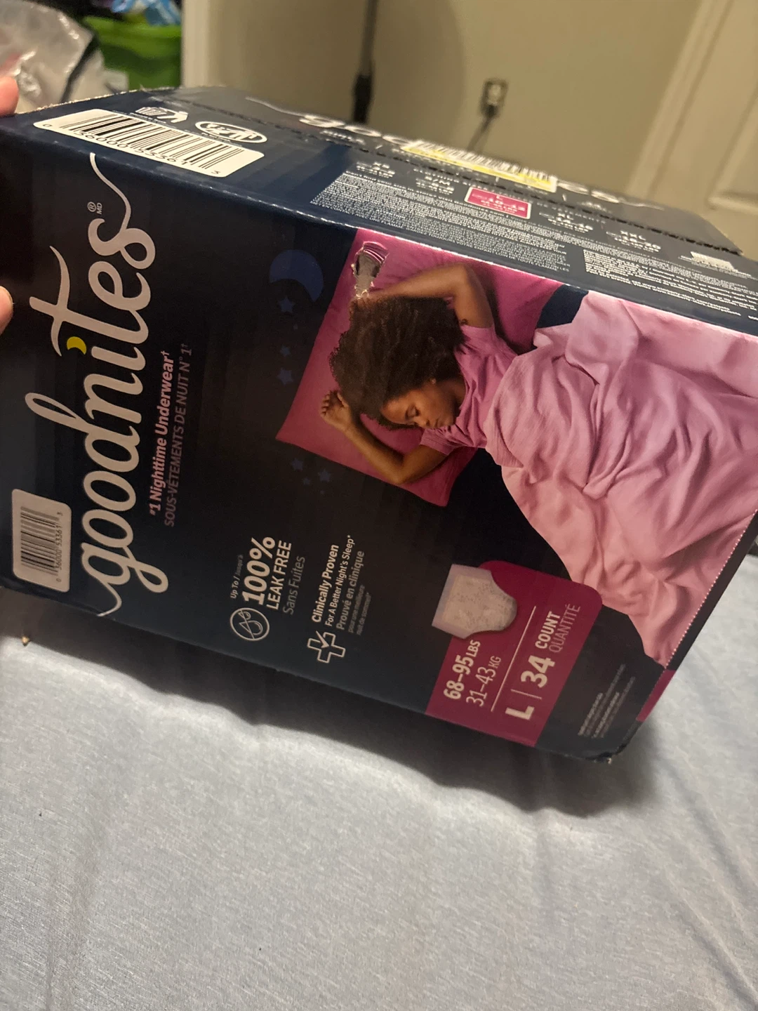 GoodNites Girls Nighttime Underwear L (34 count)