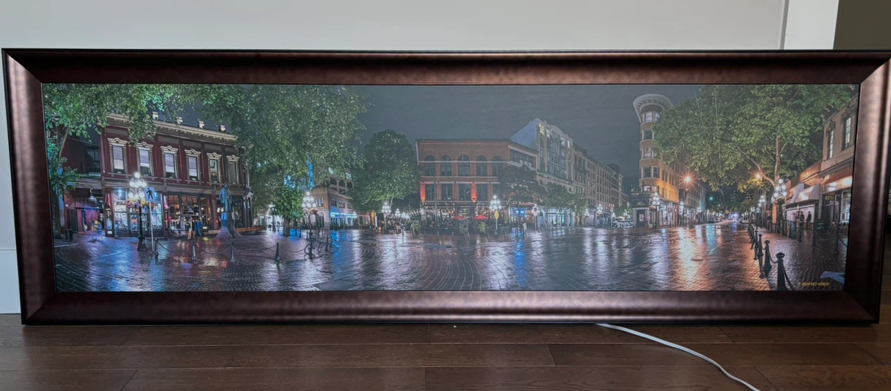 Artwork - Framed Panoramic of Gastown