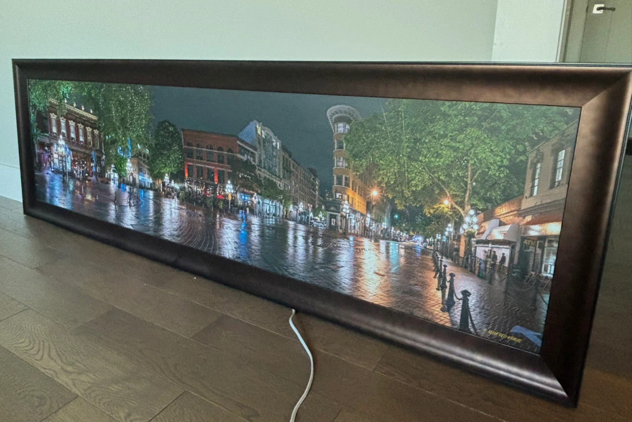 Artwork - Framed Panoramic of Gastown - photo 2