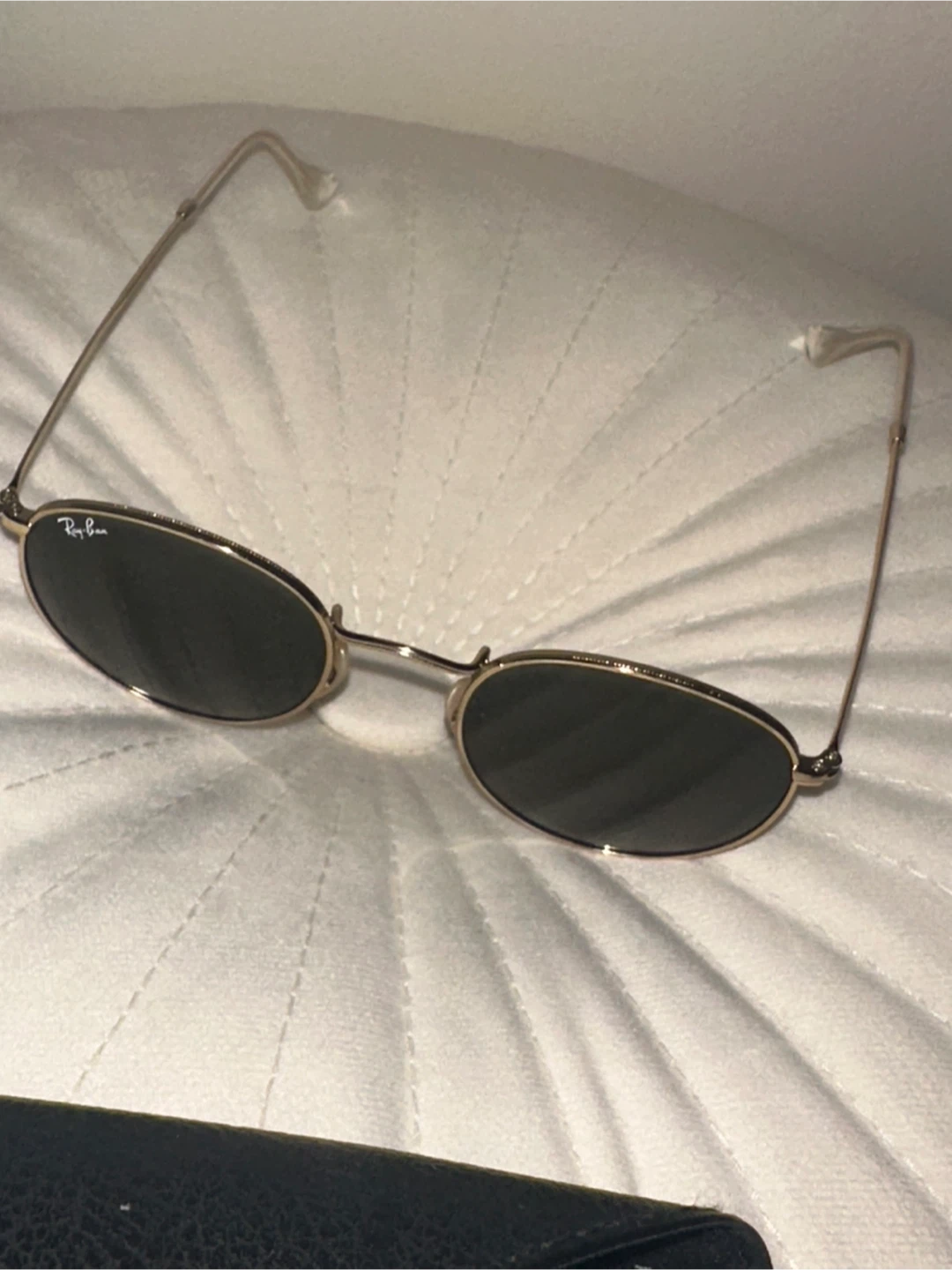 Ray-Ban ROUND METAL sunglasses gold green - photo 3