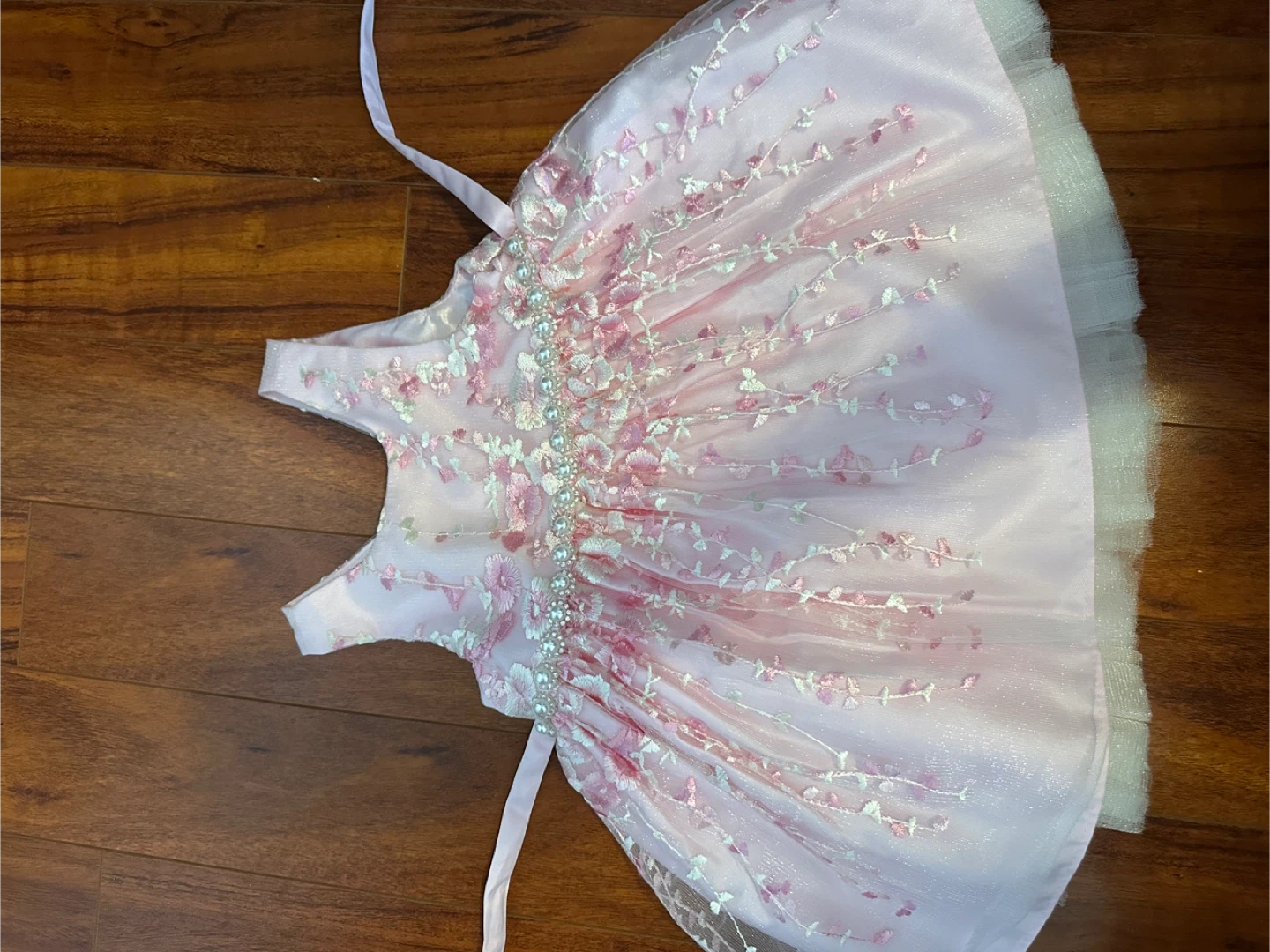 Pink Floral Dress 9-24M - photo 2