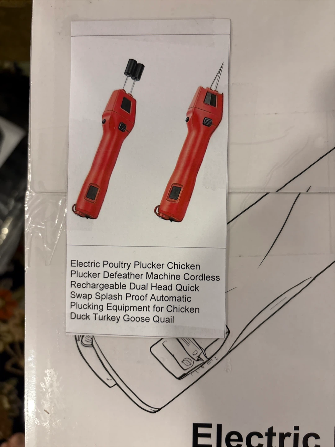 Electric Poultry Plucker