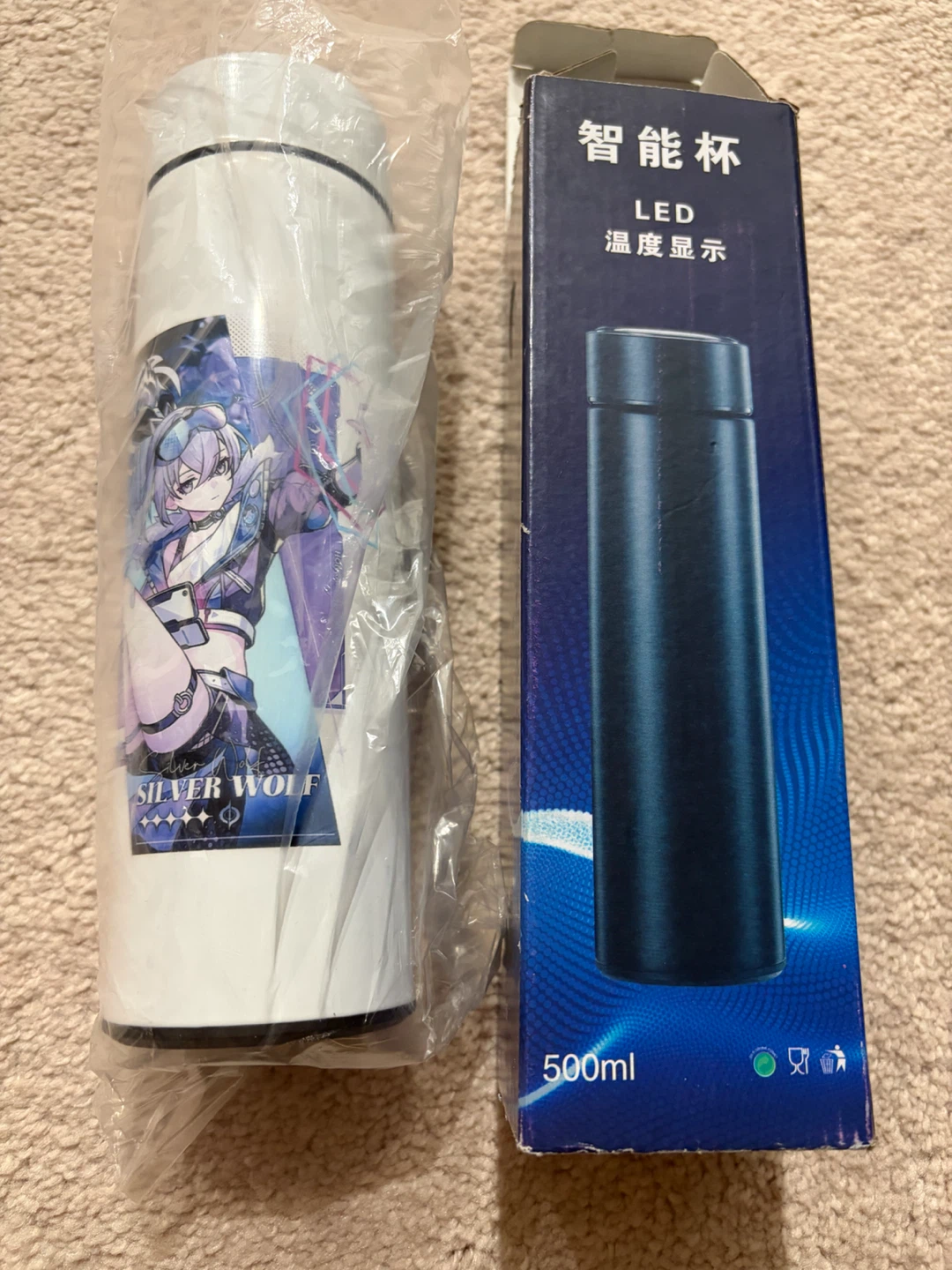 Smart LED Temperature Display Water Bottle
