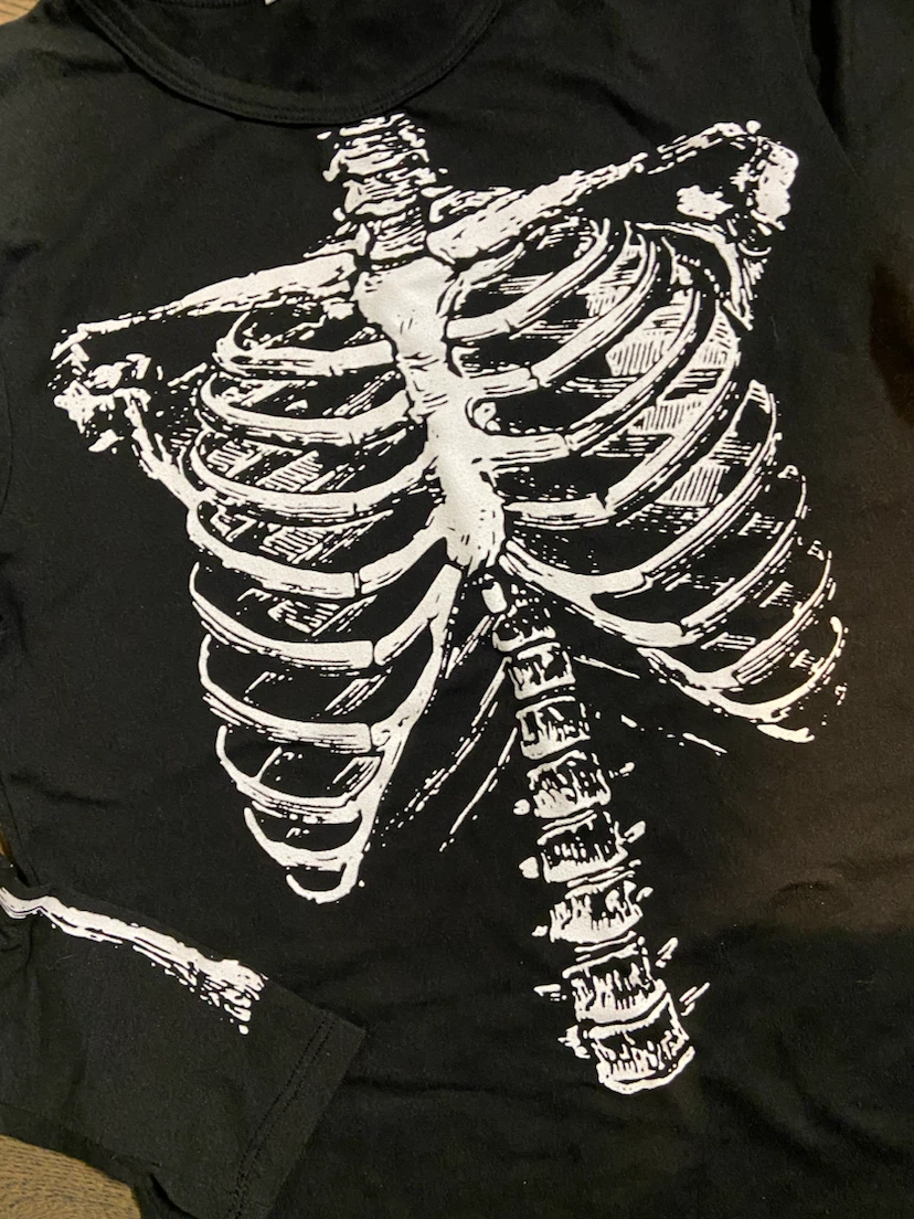 LIKE NEW: Ardene Skeleton Pajama Set - Kids XL, 13-14 yrs - photo 4