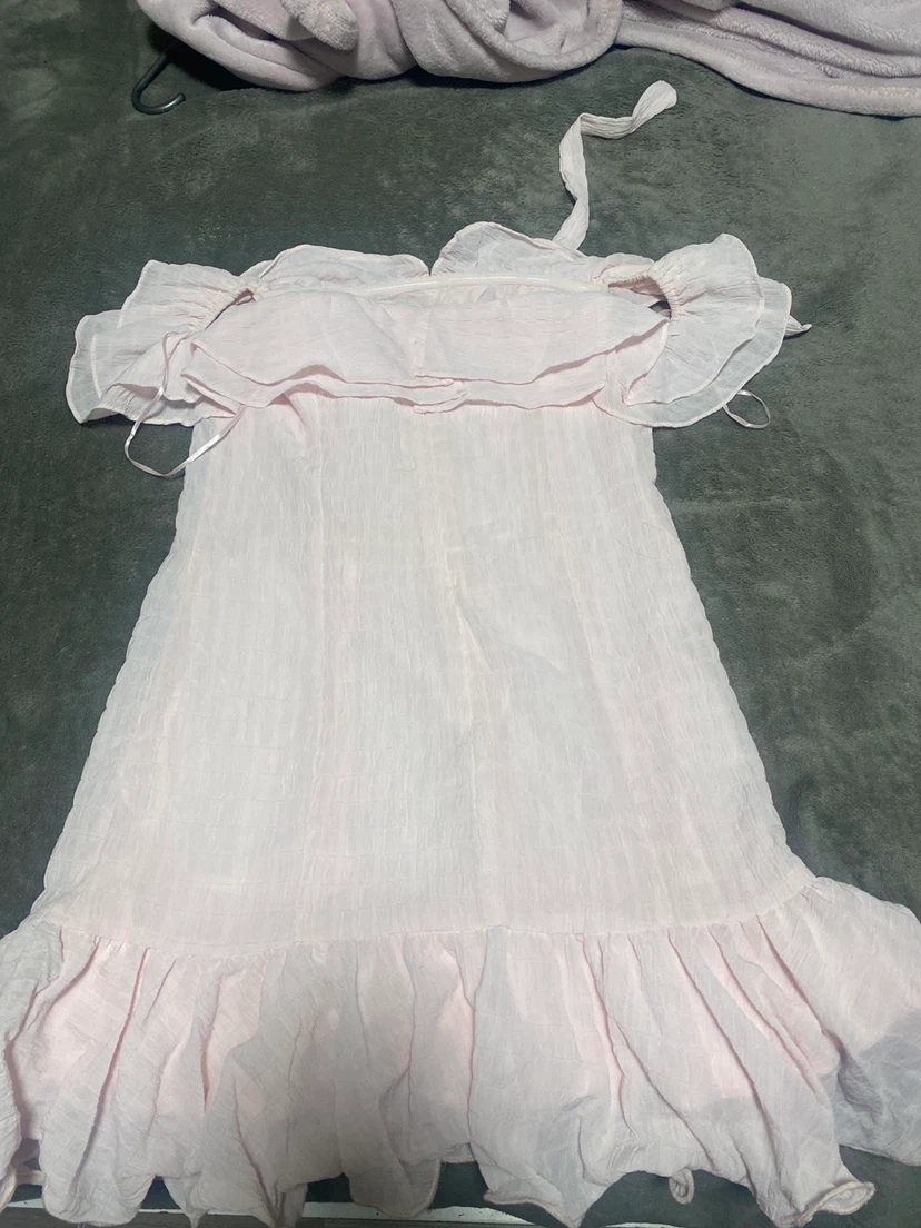 O.VIANCA Pink Ruffle Dress - photo 2