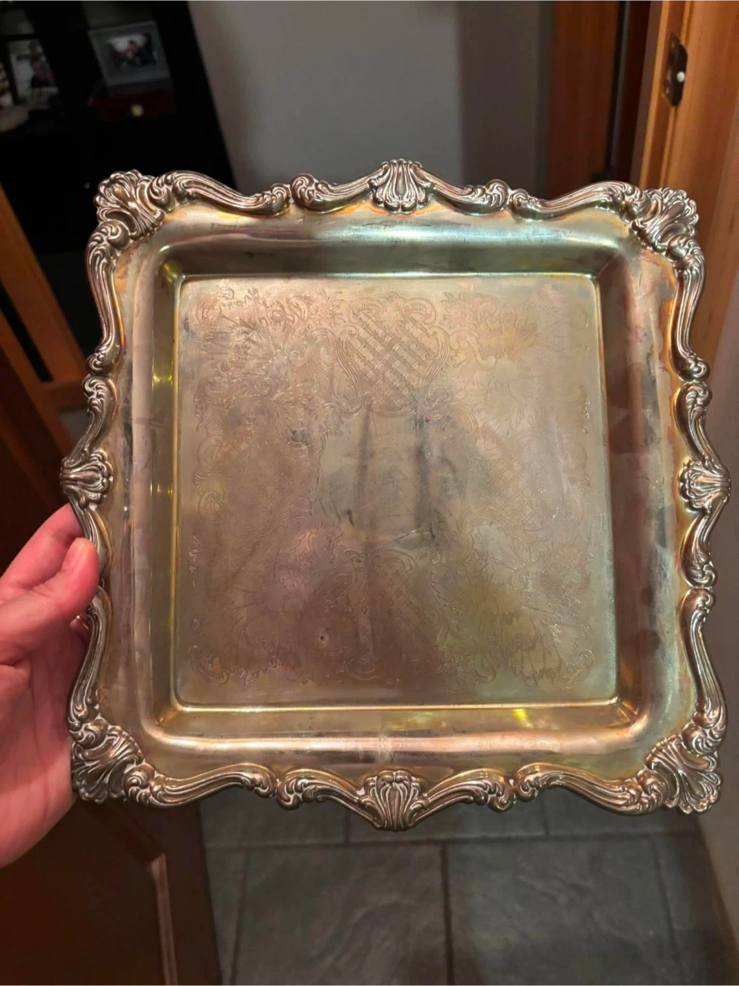 Assorted Silver Serving Trays - photo 2