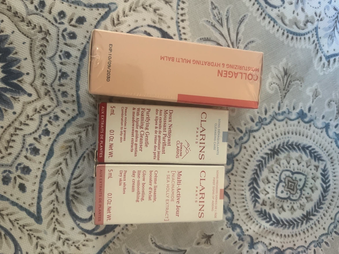 Clarins, Yves Rocher, and other beauty products gift basket - photo 3