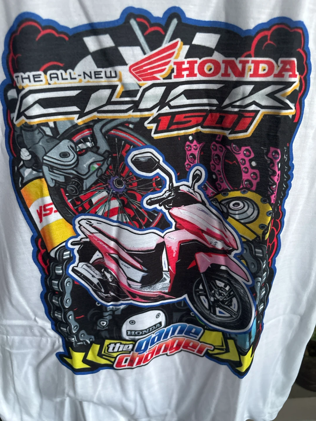 Culture Shock Honda Click 150i Graphic T-Shirt XL - photo 2