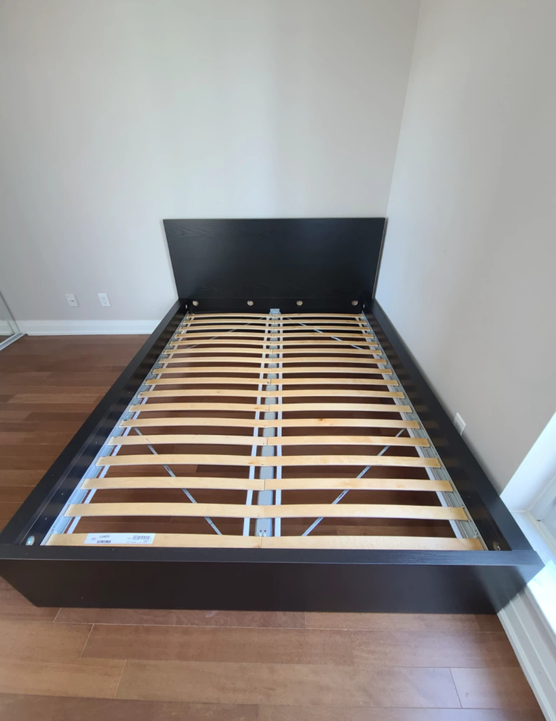 IKEA Full size bed frame black brown