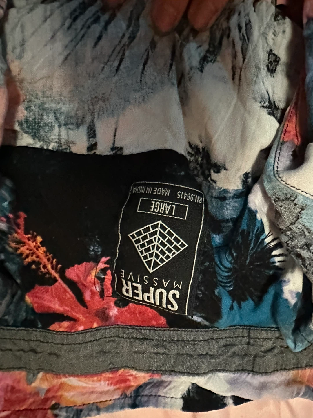Hawaiian Print Button-Up Shirt - photo 3