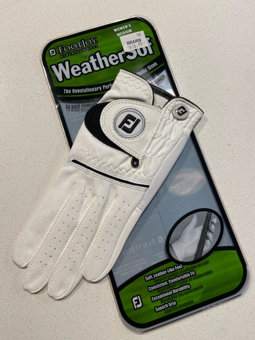NEW FootJoy WeatherSof Women's Golf Glove M Left Hand White